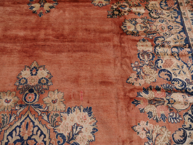 Mahal Persian Rug Oversized semi antique 18 x 13 ft 15053