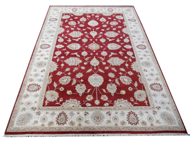 Ziegler Teppich 200x300 Ziegler 300 x 200 cm handgeknüpft Rot Wolle