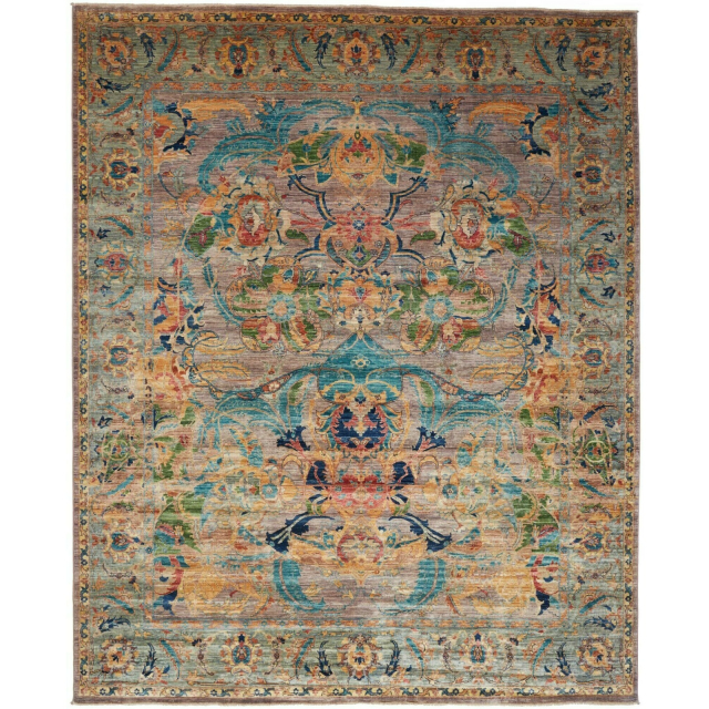 Polonaise Royal Mughal rug 8x10 ft - 250 x 300 cm in a subtle pattern and design - ideal for the living room or dining room. Djoharian Rugs Collection 16463059