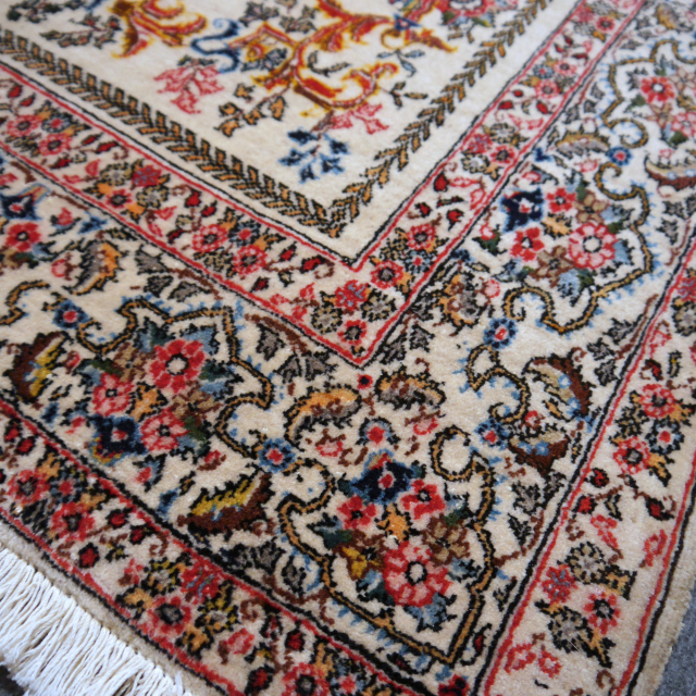 Qum Ghom Rug Wool and Silk