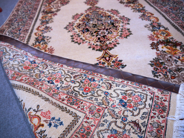 Qum Ghom Rug Wool and Silk